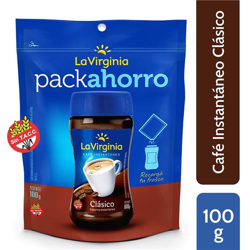 Cafe Instantaneo Clásico La Virginia Doy 100 Grm