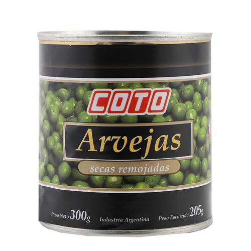 Arvejas Secas Remojadas Coto 300 Grm