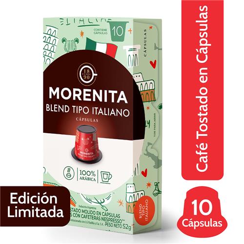 Cafe Cápsulas Blend Morenita Est 52 Grm