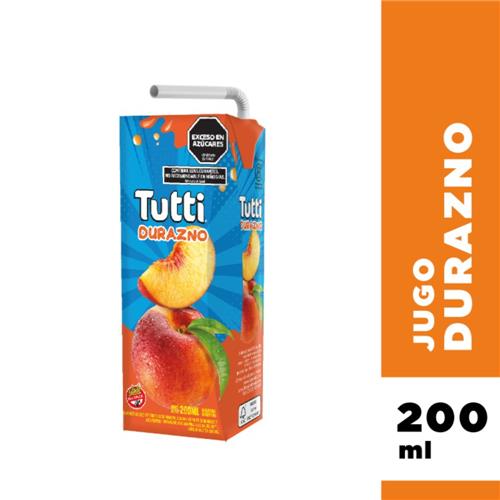 Jugo Durazno Tutti Ttb 200 Ml