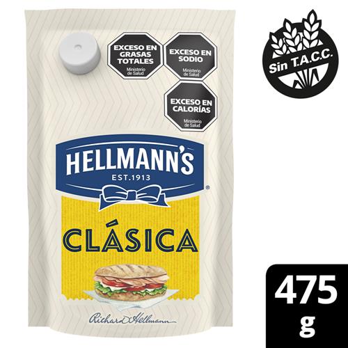 Mayonesa Clásica HELLMANNS 475gr