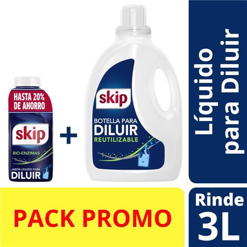 Pack Jabón Liquido Para Diluir + Skip Bid 3 Ltr