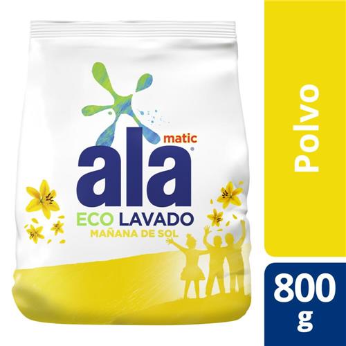 Jabon En Polvo Matic Mañana De Sol Ala Paq 800 Grm