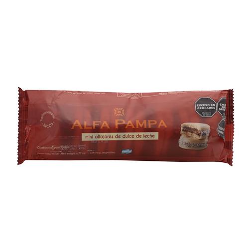 Mini Alfajor De Maicena ALFA PAMPA X6 192g