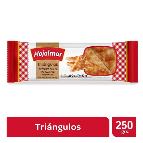 Bizcochos Dulces Triángulos De Hojaldre HOJALMAR 250 Grm