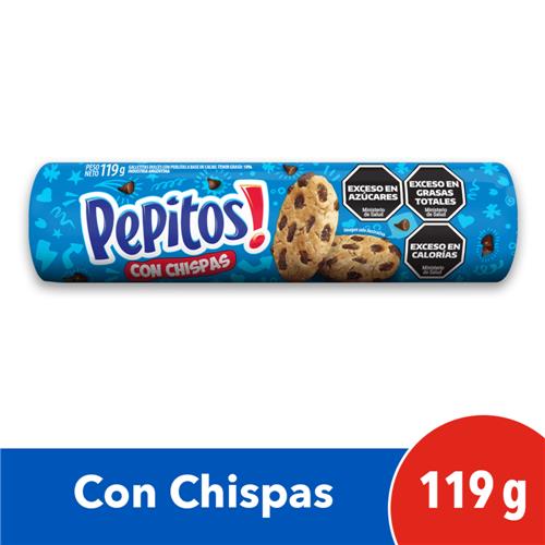 Galletitas PEPITOS Con Chips De Chocolate 119g.