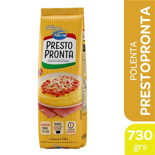 Polenta Instantanea Presto Pronta Paq 730 Grm