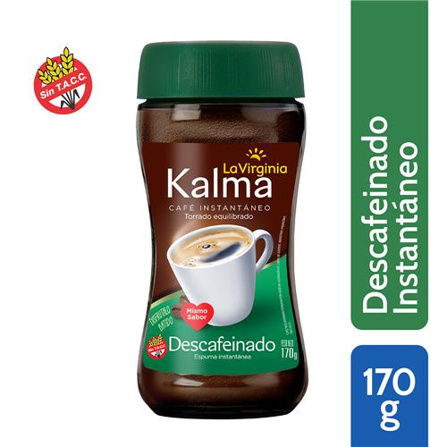 Cafe Instantaneo Descafeinado Kalma LA VIRGINIA 170g