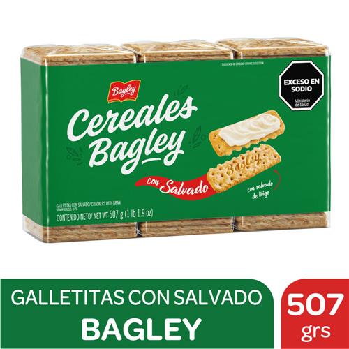 Galletitas Crackers Con Salvado BAGLEY 507g