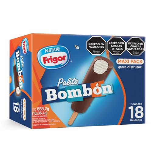 Palito Helado Bombón Frigor Cja 655.2 Grm