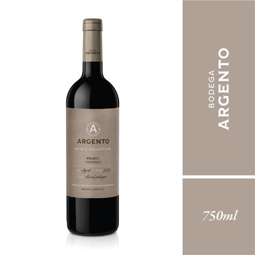Vino Tinto Orgánico Malbec Argento 750 Ml