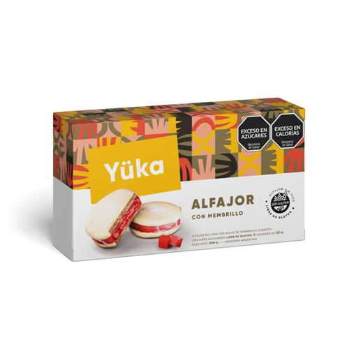 Alfajor De Membrillo X6 Yuka 300g