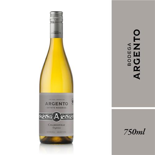 Vino Blanco Organico Chardonnay Argento 750 Ml