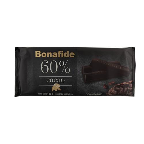 Chocolate Para Taza 60% Cacao Bonafide 100 Grm