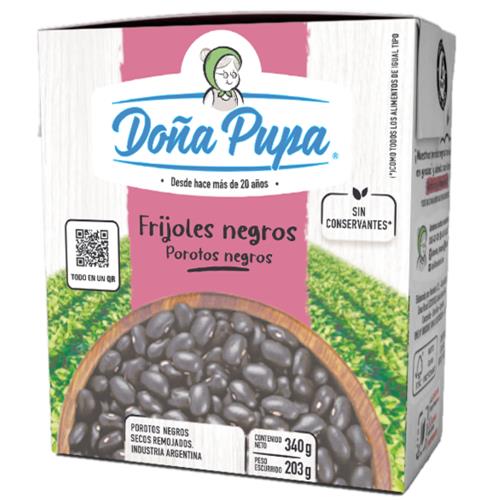 Porotos Negros Doña Pupa 340 Grm