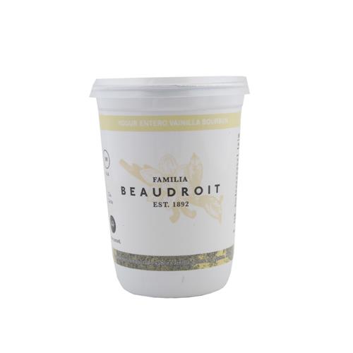 Yogur Entero Vainilla Bourbon Beaudroit 400 Grm