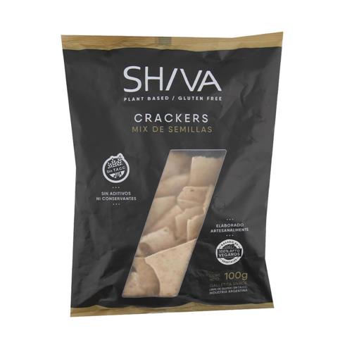 Galletitas Crackers Mix De Semillas Shiva 100 Grm