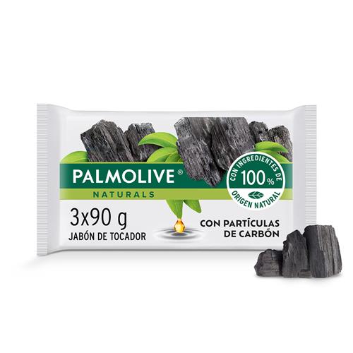 Jabón De Tocador PALMOLIVE Naturals Charcoal 3 X 90 G