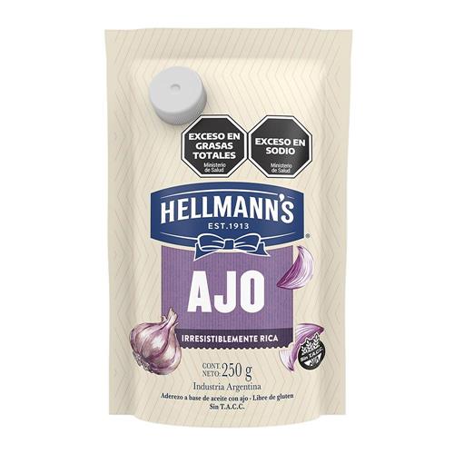 Aderezo Ajo Hellmanns 250 Grm