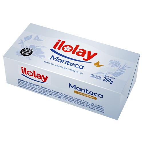 Manteca Calidad Extra Ilolay 200g