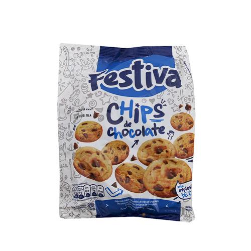 Galletitas Con Chips De Chocolate Festiva 300 Grm