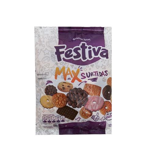 Galletitas Dulces Max Surtidas Festiva 300 Grm