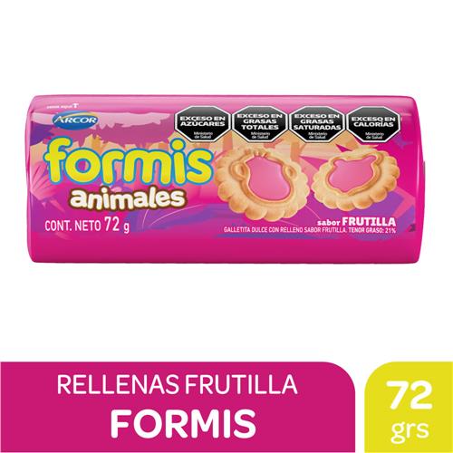Galletitas Rellenas Sabor Vainilla Formis 72 Grm