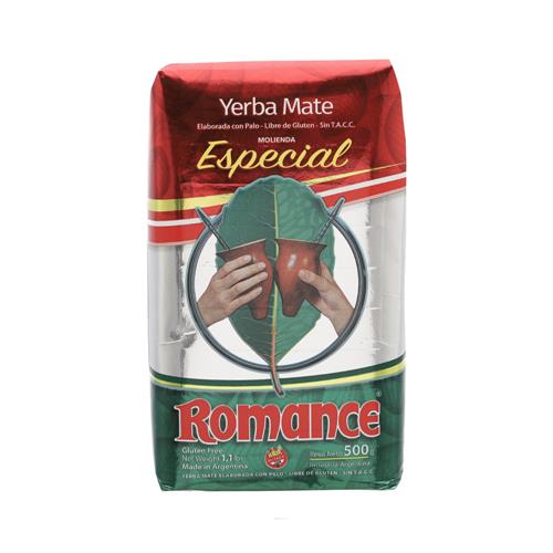 Yerba Mate Especial Con Palo Romance 500 Grm