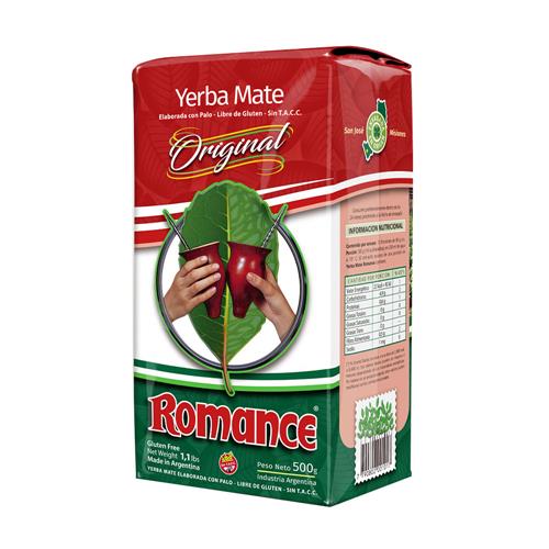 Yerba Mate Original Con Palo Romance 500 Grm