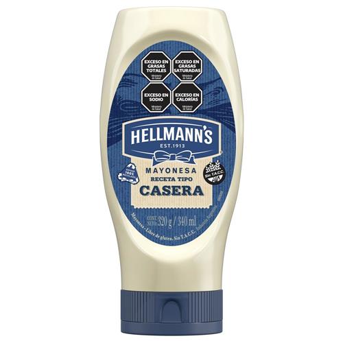 Mayonesa Receta Casera Hellmanns 320 Grm