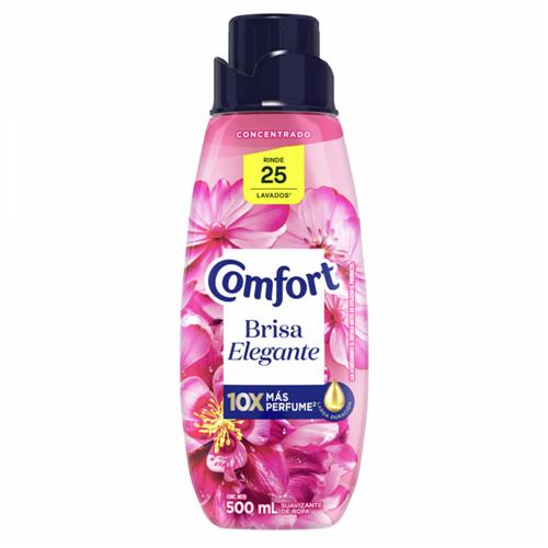 Suavizante Para Ropa Concentrado brisa elegante Comfort 500 Ml