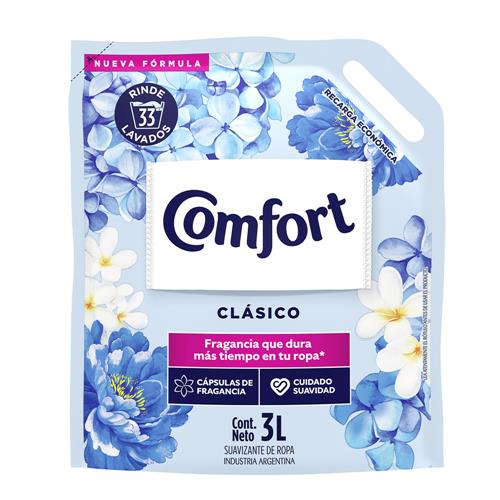 Suavizante Para Ropa Clásico Comfort 3 Ltr