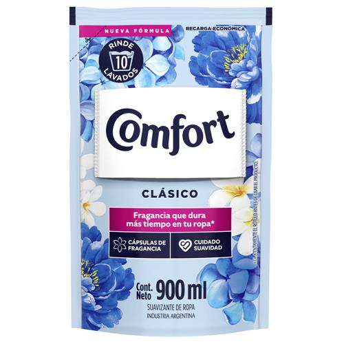 Suavizante Para Ropa Clásico Comfort 900 Ml