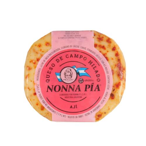 Queso De Campo Hilado Ají Nonna Pia 210 Grm