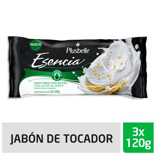 PLUSBELLE Esencia Jabón De Tocador Todo Tip Piel 3x120g