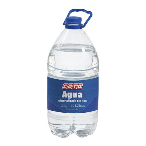 Agua Sin Gas Mineral Coto 6.25l