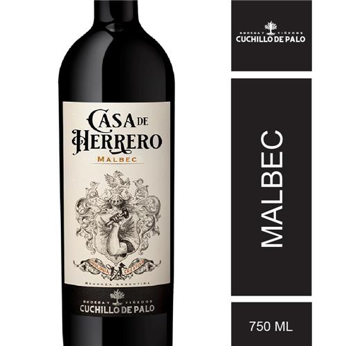 Vino Malbec Casa De Herrero 750 Ml