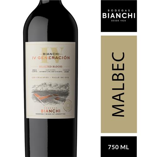 Vino Malbec Iv Generación 753ml