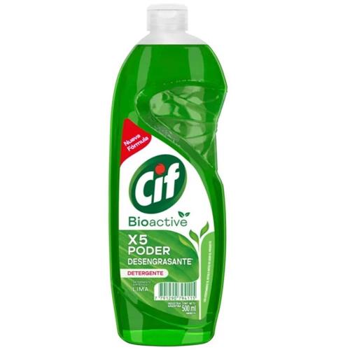 Detergente Bio Active Lima Cif 500ml