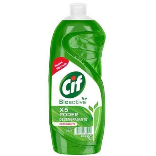 Detergente Bio Active Lima Cif 750 Ml