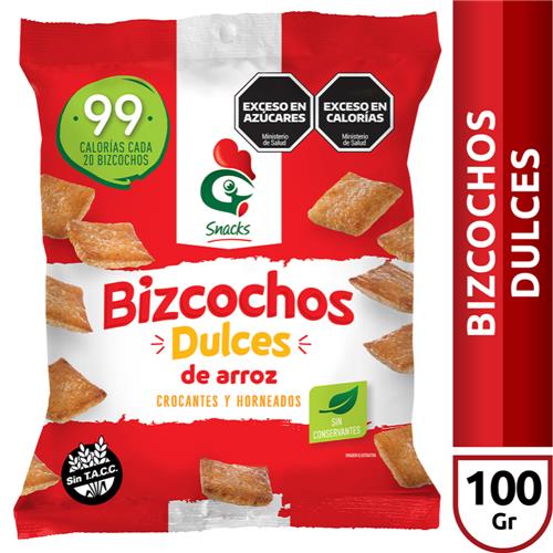 Bizcochos Dulces Gallo Snack 100gr