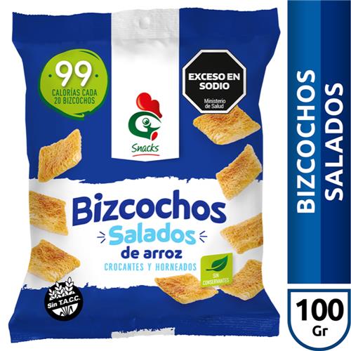 Bizcochos Salados Gallo 100 Grm
