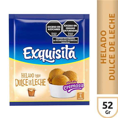 Helado Sabor Dulce De Leche Exquisita 52 Grm
