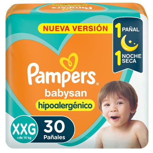 PAMPERS Babysan Pañales Xxg 30u