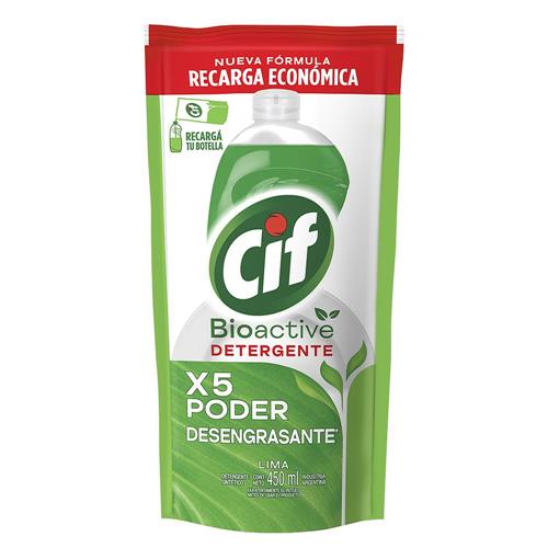 Detergente Bioactive Lima CIF 450ml