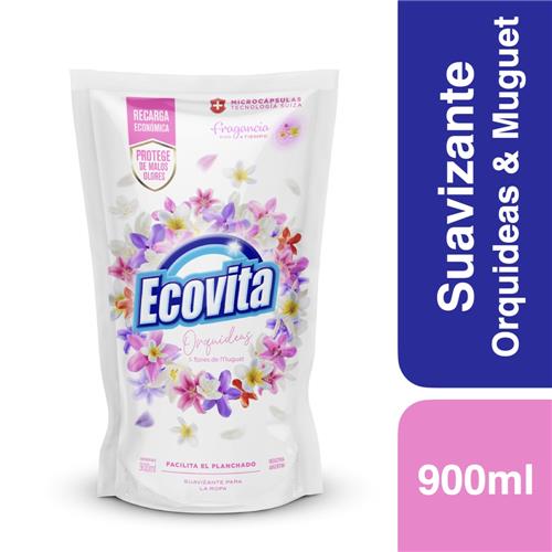 Suavizante Para Ropa Orquideas Y Flores De Muguet Ecovita 900ml