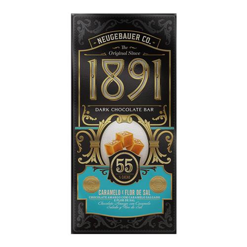 Chocolate Amargo Con Caramelo Salado 1891 Neugebauer 90g