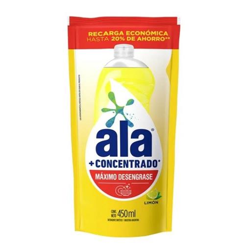 Detergente Concentrado Limón ALA 450ml
