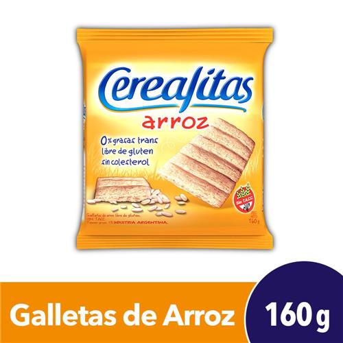 Galletas De Arroz CEREALITAS 160g