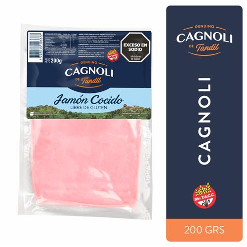 Jamon Cocido Feteado Cagnoli 200g